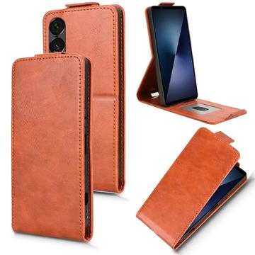 Capa flip vertical com suporte para Sony Xperia 1 VII