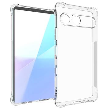 Capa de silicone à prova de choque para Sony Xperia 10 VII - Transparente