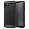 Capa de TPU Spigen Rugged Armor para Sony Xperia 10 VII - Preto