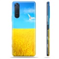 Capa de TPU Ucrânia - Sony Xperia 5 II - Campo de trigo