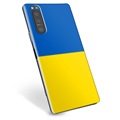 Capa de TPU Bandeira da Ucrânia  - Sony Xperia 5 II - Amarelo e azul claro