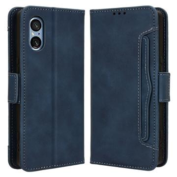 Bolsa tipo Carteira Cardholder para Sony Xperia 5 V - Azul