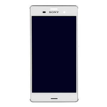 Estrutura para a Parte da Frente e Ecrã LCD para Sony Xperia Z3 - Branco