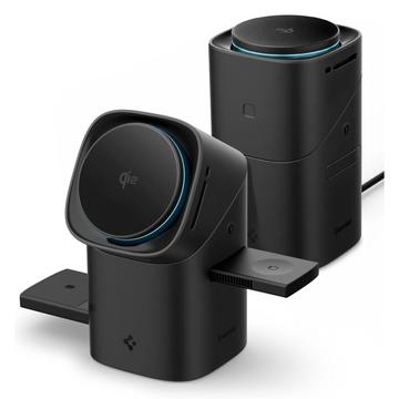 Carregador sem fios 3 em 1 Qi2 MagSafe Spigen Essential EF223MS - Preto