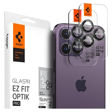Protetor de Câmara Spigen Optik.tR para iPhone 13 Pro/13 Pro Max - Preto
