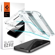 Protetor de Ecrã Spigen Glas.tR Ez Fit para iPhone 15 - 2 Unidades