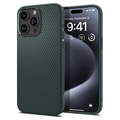 Capa Spigen Liquid Air para iPhone 15 Pro - Verde Escuro