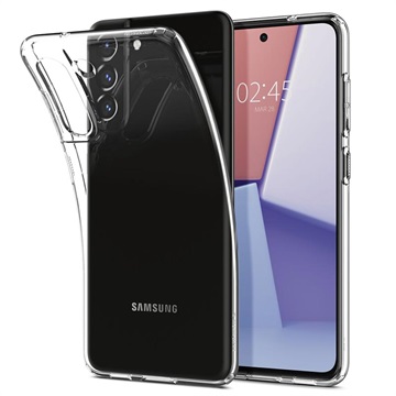 Capa de TPU Spigen Liquid Crystal para Samsung Galaxy S21 FE 5G - Transparente