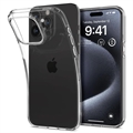 Capa de TPU Spigen Liquid Crystal para iPhone 15 Pro Max - Transparente