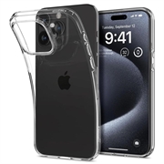 Capa de TPU Spigen Liquid Crystal para iPhone 15 Pro Max - Transparente