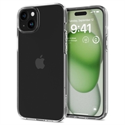 Capa de TPU Spigen Liquid Crystal para iPhone 15 Plus - Transparente