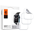 Protector de Ecrã Spigen Neo Flex para Apple Watch Series 9/8/SE (2022)/7/SE/6/5/4 - 41mm, 40mm - 3 Unidades