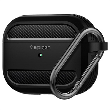 Capa TPU Spigen Rugged Armor para AirPods Pro - Preto