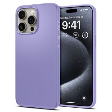 Capa Híbrida Spigen Thin Fit para iPhone 15 Pro Max - Púrpura