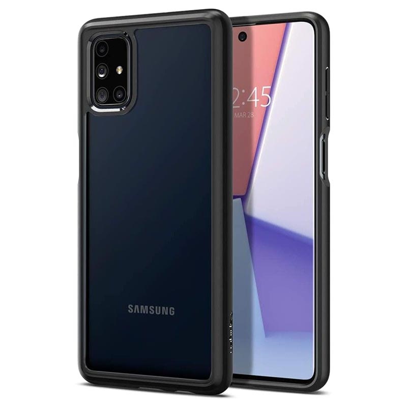 Capa Spigen Ultra Híbrida para Samsung Galaxy M51 - Preto / Transparente