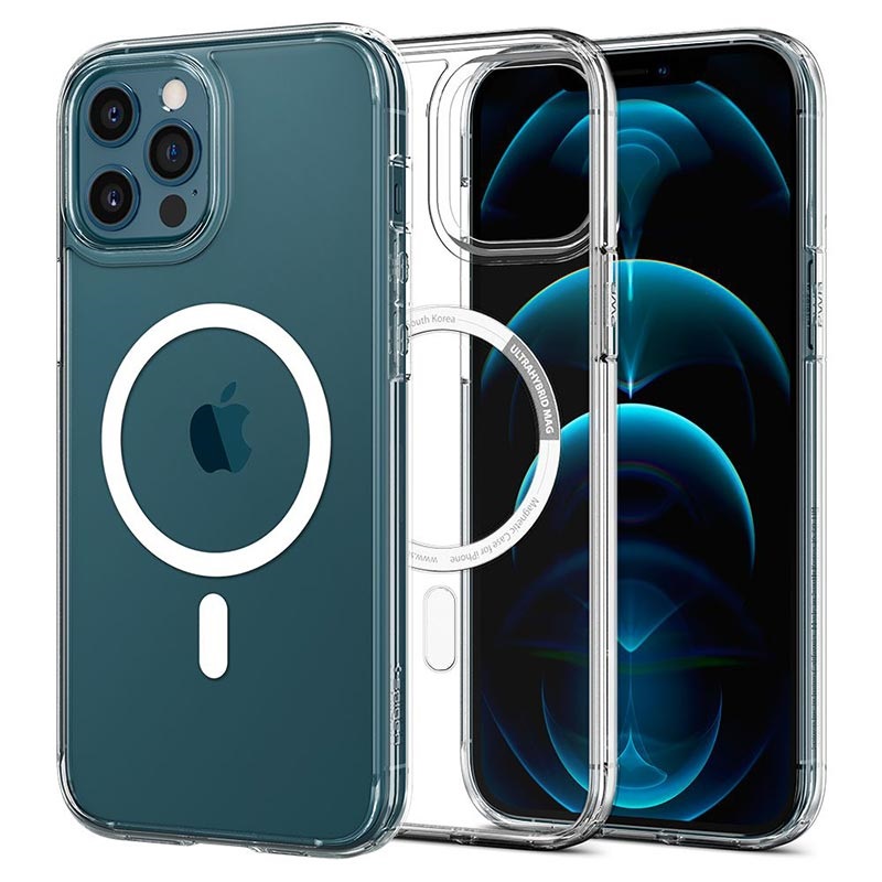 Capa Spigen Ultra Hybrid Mag para iPhone 12/12 Pro - Transparente
