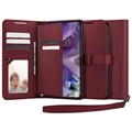 Bolsa tipo Carteira Spigen Wallet S Plus para Samsung Galaxy S23 5G - Borgonha