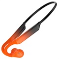 Auriculares com Condução de Ar Desportivos K9 Bluetooth 5.0 - Cor-de-Laranja / Preto