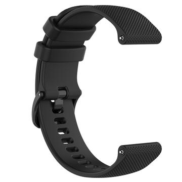 Correia desportiva em silicone para Garmin Vivomove 3S/Vivoactive 4S/Active S - Preto