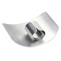 Utensílio de Cozinha para Proteção de Dedo em Aço Inoxidável - 6.3cm x 4.8cm