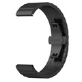 Bracelete em Aço Inoxidável com Fivela Borboleta Relógio Huawei GT - Preto