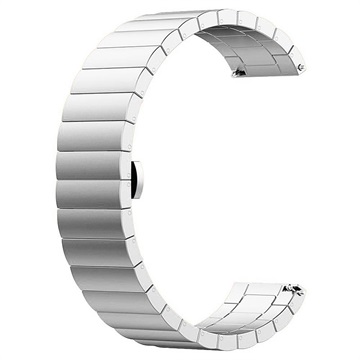 Bracelete em Aço Inoxidável com Fivela Borboleta Relógio Huawei GT - Prateado