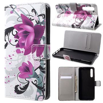 Bolsa Tipo Carteira Style Series para Huawei P20 Pro - Lótus Elegante