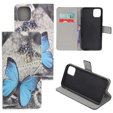 Bolsa Tipo Carteira Style Series para iPhone 11 Pro - Borboleta Azul