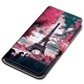 Bolsa Tipo Carteira Style Series para Xiaomi Redmi 9C, Redmi 9C NFC - Torre Eiffel