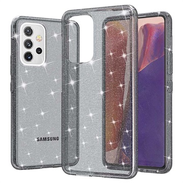 Capa Híbrida Stylish Glitter Series para Samsung Galaxy A53 5G - Cinzento
