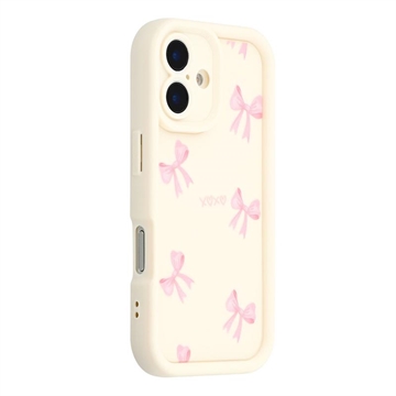 Capa TPU elegante à prova de choque para iPhone 16 com rebordos elevados