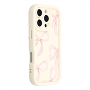 Capa TPU elegante à prova de choque para iPhone 16 Pro Max com rebordos elevados