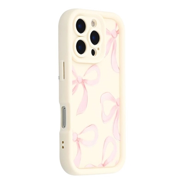 Capa TPU elegante à prova de choque para iPhone 16 Pro Max com rebordos elevados