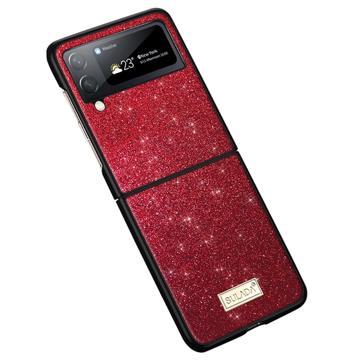 Capa Híbrida Sulada Celebrity Series para Samsung Galaxy Z Flip4 5G - Vermelho