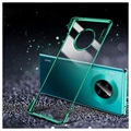 Sulada Plating Frameless Huawei Mate 30 Cover - Green / Transparent