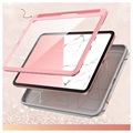 Bolsa Folio Supcase Cosmo para iPad Mini (2021) - Mármore Cor-de-Rosa