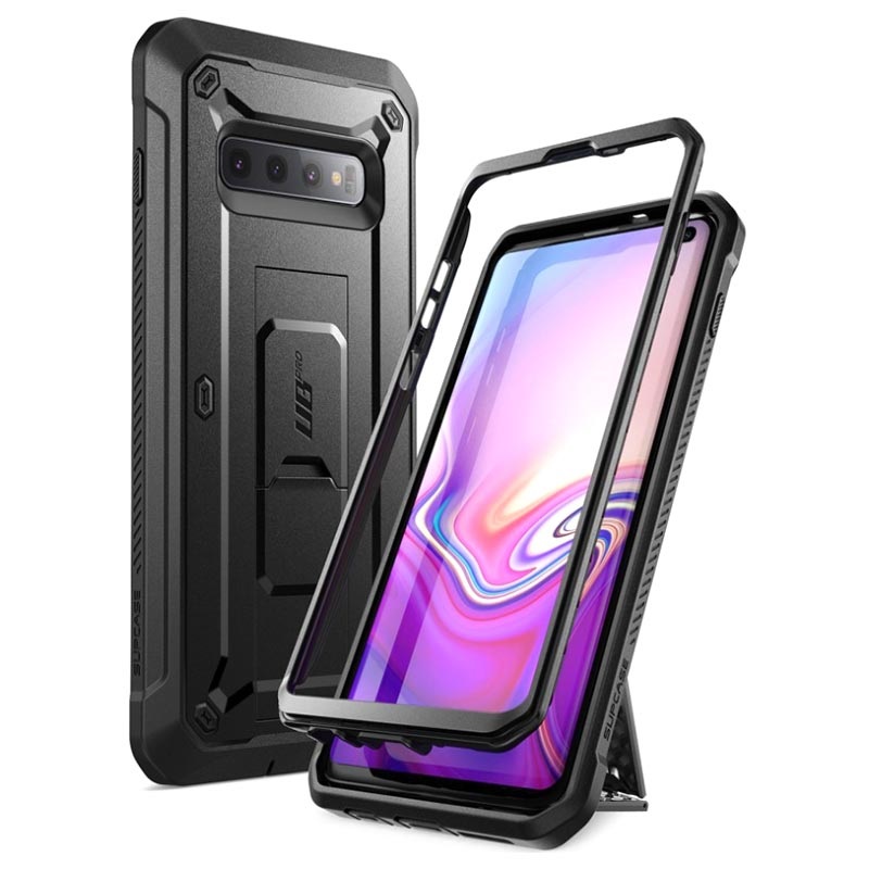 Capa Híbrida Supcase Unicorn Beetle Pro para Samsung Galaxy S10 - Preto