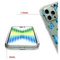 Capa Híbrida Sweet Armor Series para iPhone 14 Pro Max - Borboleta azul