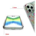 Capa Híbrida Sweet Armor Series para iPhone 14 Pro Max - Flores coloridas