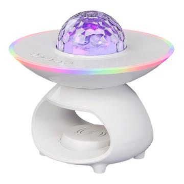 TCSP-001-C Lâmpada de projeção em estrela 4 em 1 com controlo remoto - Branco