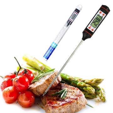 TP101 Termómetro digital para alimentos Sonda longa Termómetro digital eletrónico para churrasco Ferramenta de medição da temperatura