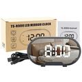 Despertador com espelho LED TS-R900 de 5.5" - Preto