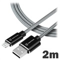 Cabo de Carregamento Tactical Fast Rope - USB-A/Lightning - 0.3m