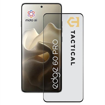 Protetor de ecrã de vidro temperado para Motorola Edge 60 Pro Tactical Glass Shield 5D - Bordo preto