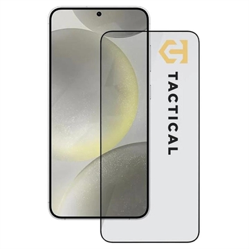 Protetor de ecrã de vidro temperado para Samsung Galaxy S25+/S24+ Tactical Glass Shield 5D - Bordo preto