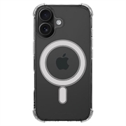 Capa Tactical MagForce Plyo para iPhone 17 com cantos reforçados e MagSafe - Transparente