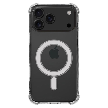Capa Tactical MagForce Plyo para iPhone 17 Pro Max com cantos reforçados e MagSafe - Transparente