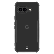 Capa com cantos reforçados Tactical Quantum Stealth para Google Pixel 9a - Transparente / Preto