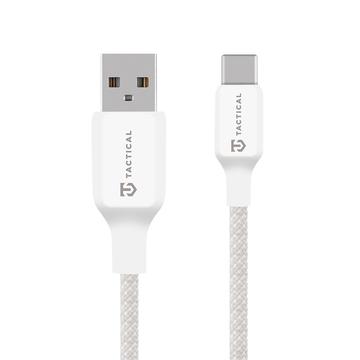 Cabo USB-A / USB-C Tactical Stitch Thread - 1m, 15W - Branco