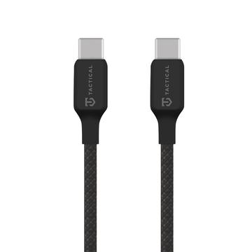 Cabo USB-C Tactical Stitch Thread - 0.3m, 60W - Preto